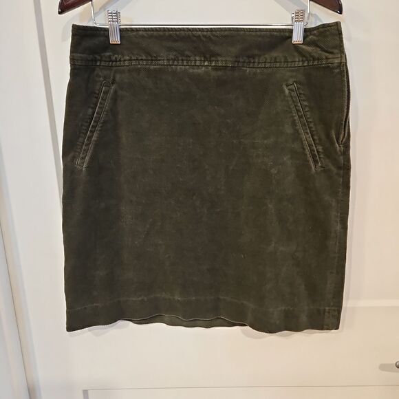 🌹Talbots Vintage Hunter Green Skirt sz 12 - Picture 3 of 7